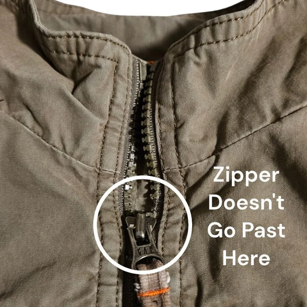 Vintage Gap Canvas Field Jacket Spanish Olive Baby SZ 4T Cargo Utility Military - Picture 3 of 11